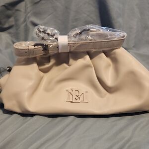 Badgley Mischka Cream Crossbody Bag